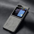 Handyhülle Für Samsung Galaxy Z Flip5 Flip4 Flip3 5G Stoßfeste Hybrid Leder Case