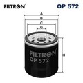 FILTRON Ölfilter OP 572 Anschraubfilter für PEUGEOT TOYOTA CITROËN C1 108 107 6