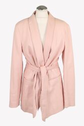 2nd Day Damen Blazer Gr. 42 Rosa Baumwolle Blazer Keine Angabe Businessjacke