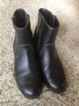 Echt Leder Medicus Damen Stiefel Stiefelette Boots Schwarz Gr. 38 (UK 5,5)