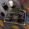 12inch hölzernes Wahrsagungs-Pendelbrett gravierte Zauberhexe Ouija Board Kit