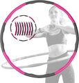 8 Hula Hoop Reifen Fitness Erwachsene Bauchtrainer Hulla Hoola Hup Huller hupp