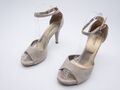 NeroGiardini Damen Sandalette Pumps High Heels Peep Toe Gr. 36 EU Art. 10792-56