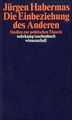 Die Einbeziehung des Anderen: Studien zur politischen Th... | Buch | Zustand gut