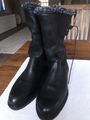 Damen / Mädchen Winterstiefel Schwarz gefüttert Größe 38