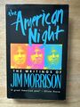 The American Night von Jim Morrison The Doors 1. UK Ausgabe Hardcover Buch 1991