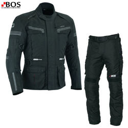 Herren Motorradkombi Biker Textiljacke & Hose Mit Protektoren Motorradbekleidung