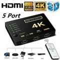 5 in 1 out HDMI Splitter Switch Adapter Umschalter Video Verteiler 4K Ultra C4A!