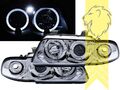 LED Angel Eyes Scheinwerfer für Audi A4 B5 8D Limousine Avant chrom