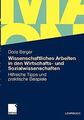 Wissenschaftliches Arbeiten in den Wirtschafts- und Sozi... | Buch | Zustand gut