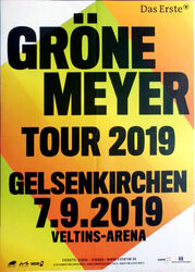 GRÖNEMEYER, HERBERT - 2019 - In Concert - Tumult Tour - Poster - Gelsenkirchen