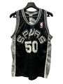 David Robinson Spalding Jersey Away Jersey Black Large San Antonio Spurs No.50