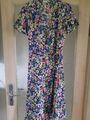 VILA Kleid Bunt Floral 34 Blumen Floral Bluemen Wickelkleid Damen Top