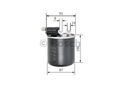 BOSCH F 026 402 844 Kraftstofffilter Kraftstoff Filter für MERCEDES-BENZ