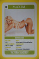 Victoria Silvstedt  - 2003 Original Maxim card - published in Germany 