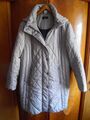 Damenjacke Winterjacke Mantel Gina S beige Gr.42 gesteppt abnehmbare Kapuze