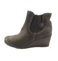 TAMARIS DAMENSTIEFEL STIEFELETTEN BOOTS GR: 38 UK: 5 BRAUN