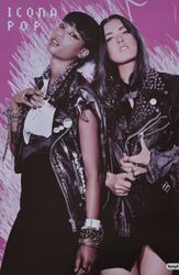 ICONA POP - A3 Poster (ca. 42 x 28 cm) - Clippings Fan Sammlung NEU