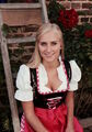 NEU süßes Dirndl,3 tlg.Set,Kleid,Bluse,Schürze,schwarz rot, Gr.42,44