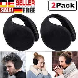 2 X Ohrwärmer Fleece Unisex Winter Ohrwärmer Ohrenschützer Earmuff Ohrenklappen