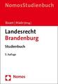 Landesrecht Brandenburg. Studienbuch Hartmut Bauer