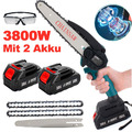 8 Zoll Mini Akku Kettensäge Bürstenloser Handkettensäge + 2 Akkus Für Makita DHL