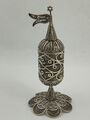 Judaica Besamim Gewürzturm Dose Filigran 925 Silber Handarbeit Selten Vintage