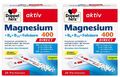 ✅ Doppelherz Magnesium 400 DIRECT + B6 + B12 + Folsäure, 2x 20 Portionsbeutel ✅