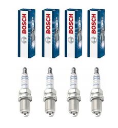 4 x Zündkerzen Bosch für Clio Laguna Megane Scenic Rover Skoda Toyota 0242235666