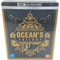 Ocean's 11-12 -13 La Trilogie Steelbook 4K Ultra HD + Blu-Ray Begrenzte Zavvi B