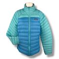 Patagonia Damen Daunen Pullover Puffer Jacke Größe XL Anacapa Blau Brandneu Etikett