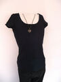 Esprit Damen Shirt Kurzarm  Gr. S Dunkelblau gestreift transparent ♥ 