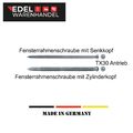 Fensterrahmenschrauben Fensterschrauben Rahmenschrauben 72-212mm TORX | ZK & SK