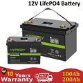 LiFePO4 200Ah 100Ah 12V Lithium Batterie BMS Solarbatterie Wohnmobil Boot RV