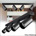 Deckenleuchte Spotleuchte Schwenkbar Schwarz Deckenlampe Wandleuchte GU10 LED