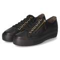 Sneaker Low Damen Paul Green Schwarz Leder Lederfußbett rutschhemmend