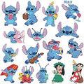 Lilo Stitch 5D DIY Diamond Painting Aufkleber Kit Diamant Malerei Dekoration