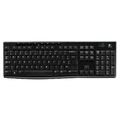 Logitech Wireless Keyboard K270 Tastatur kabellos schwarz