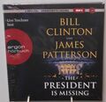 Hörbuch Thriller President is Missing 2x MP3 CD Bill Clinton J. Patterson #T1303