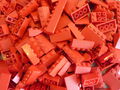 100 rote Lego® Basic Dachsteine / Dachziegel rot  - City - Haus (L010)