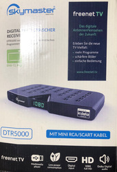 DVB-T2 Receiver HDTV Skymaster DTR5000  Irdeto-Zugangssystem 39526