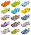 Clogs Pantoletten Hausschuhe Pantoffeln bunt Damen Mädchen  36,37,38,39,40,41,42