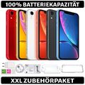 Apple iPhone XR - 64 128 256 GB - Schwarz Weiß Rot Gelb Blau - 100% Batterie