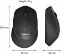 Logitech M330 Silent Plus (910-004909) schwarze Maus