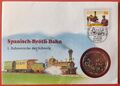 1 Peso 1996 BU ** 150 Jahre Eisenbahn in der Schweiz ** Coin Cover  Stamp TOP !!