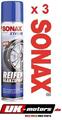 3 X SONAX XTREME ReifenGlanzSpray Wet Look 235300 à 400ml Reifenpflege