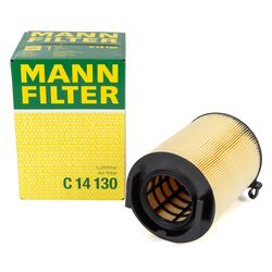 MANN C14130 Luftfilter für AUDI A3 (8P) SKODA VW GOLF 5 6 PASSAT TIGUAN TOURAN