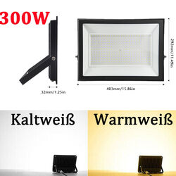 LED Strahler Fluter 10W 20W 30W 50W 100W 200W 300W Außen Scheinwerfer IP65 230V