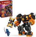 LEGO NINJAGO Coles Erdmech, Actionfiguren-Spielzeug mit veränderbarem Mech