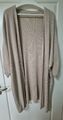 Cardigan Strickjacke Damen Gr. 48 / 50 Beige NEU